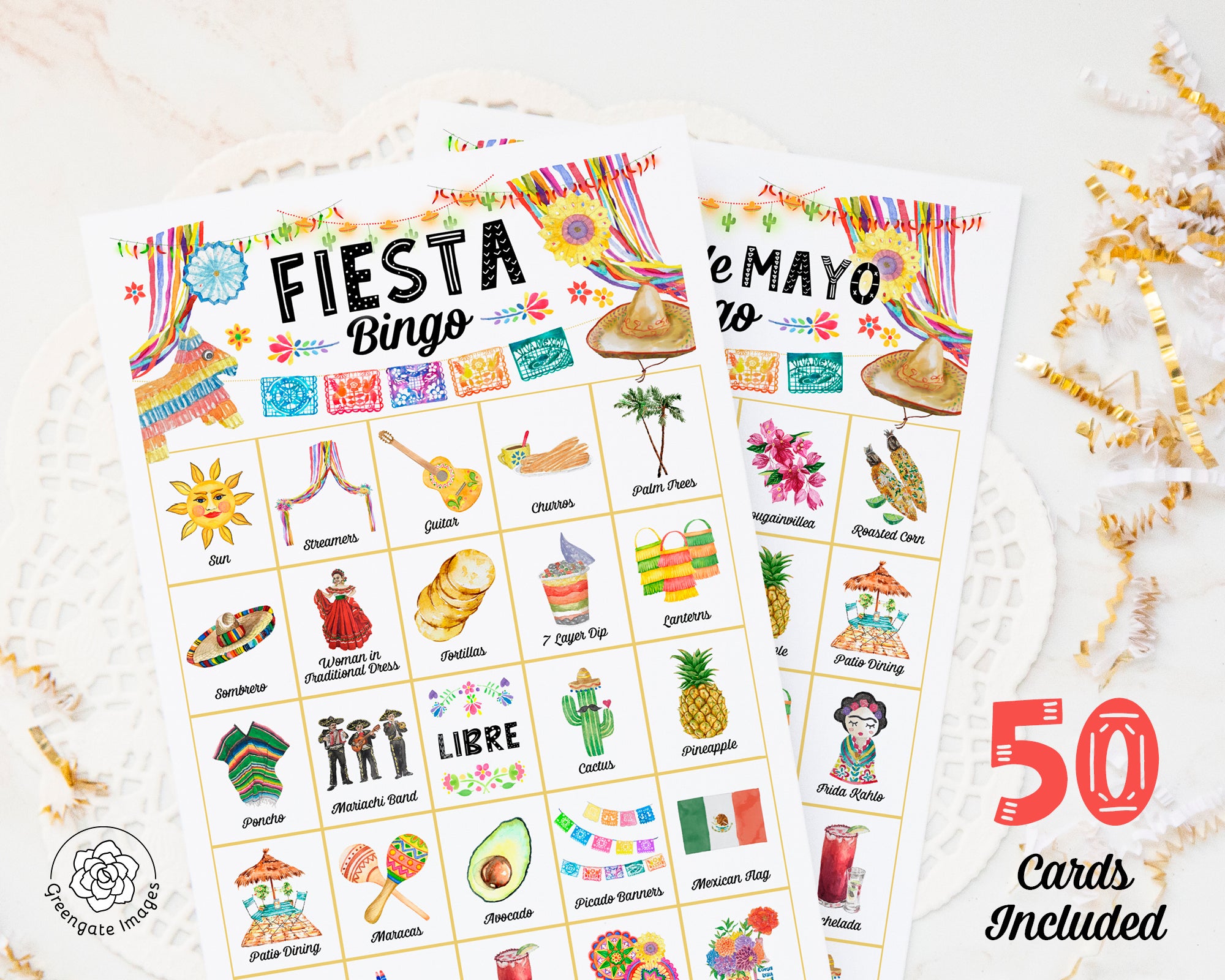 Fiesta / Cinco de Mayo Bingo - Both titles included – Greengate Images fiesta-cinco-de-mayo-bingo-both-titles-included-greengate-images