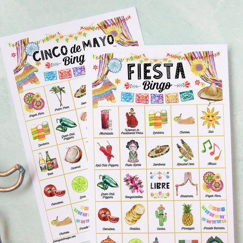 Fiesta / Cinco de Mayo Bingo - Both titles included