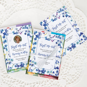 Forget-Me-Not Seed Packet Tags