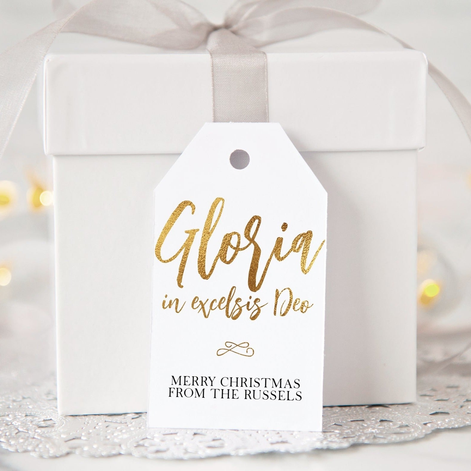 Gloria in Excelsis Deo Gift Tag