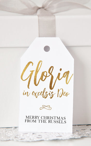 Gloria in Excelsis Deo Gift Tag