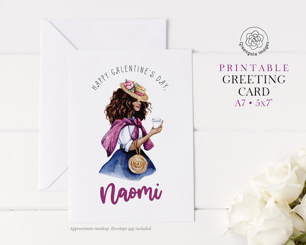 Personalized Greeting Card - Female 3