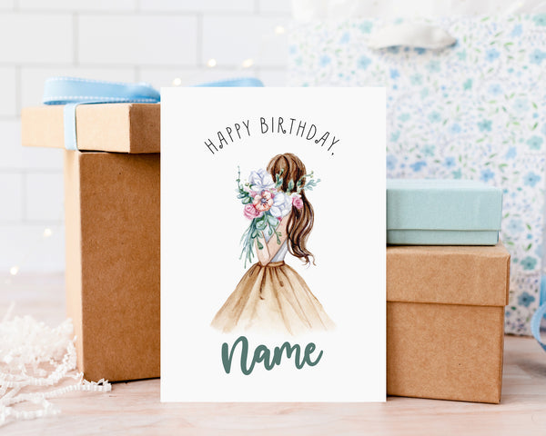 Personalized Greeting Card - Female 7