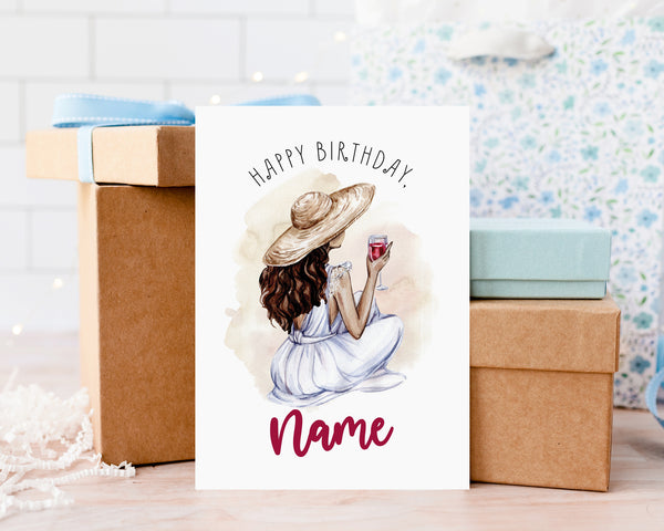 Personalized Greeting Card - Female 9