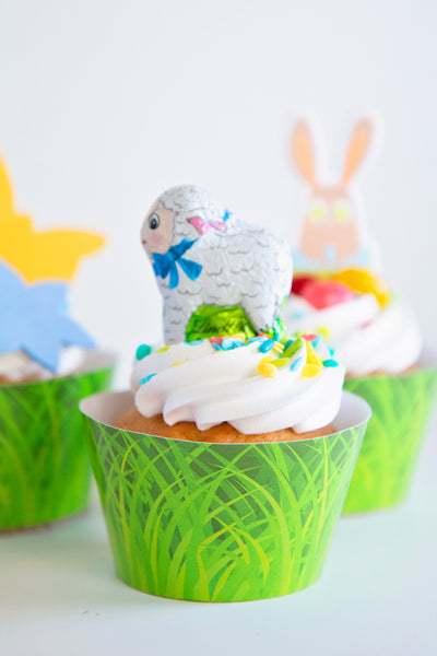 Grass Cupcake Wrappers