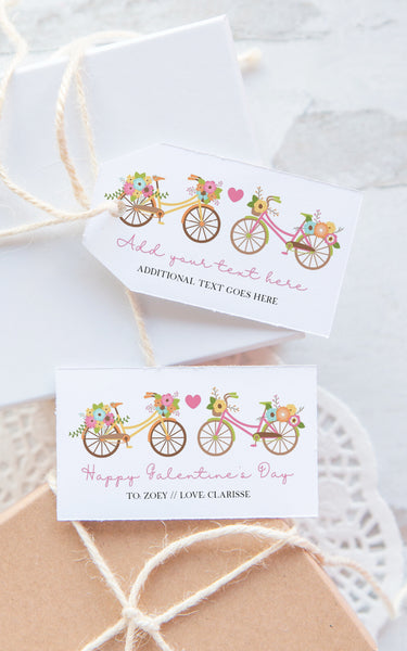 Galentine's Day Bicycle Gift Tags