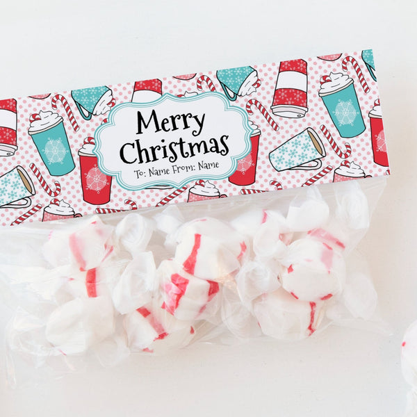 Christmas Bag Toppers - Hot Beverages