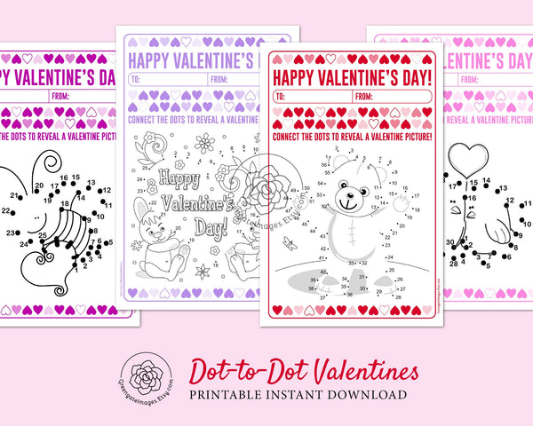Dot-to-Dot Valentines
