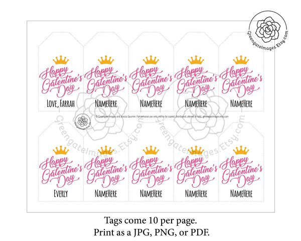 Galentine's Gift Tags – Greengate Images Galentine's Gift Tags – Greengate Images