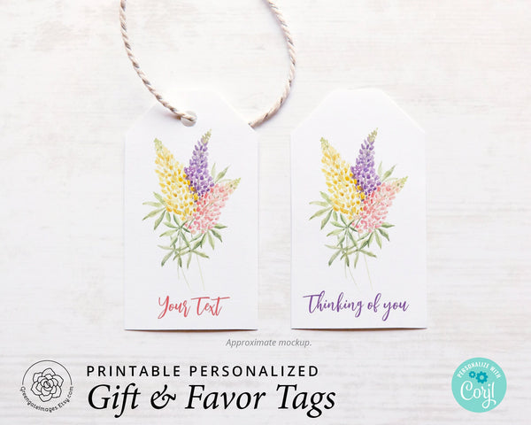 Lupine Gift Tags 