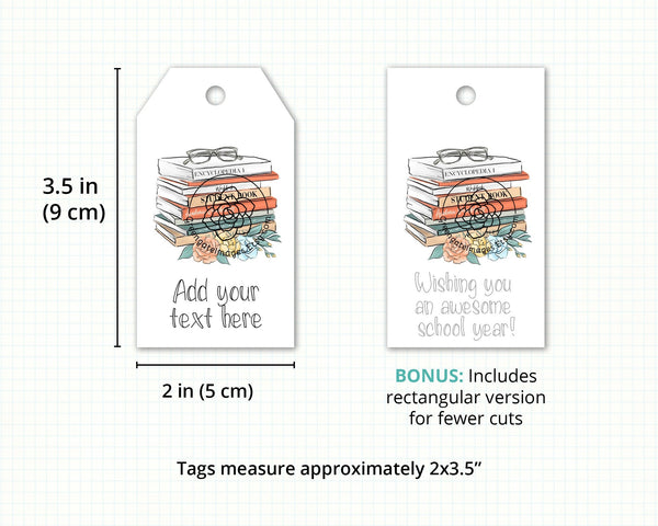 Back to School Gift Tags 