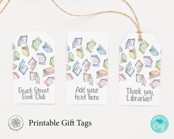 Book Gift Tag 