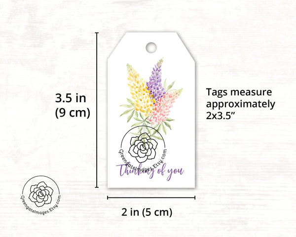 Lupine Gift Tags 