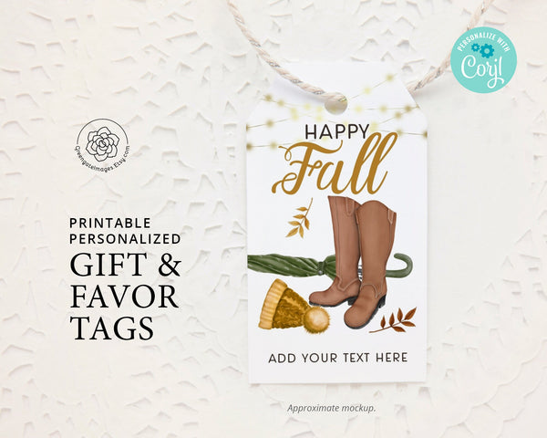 Fall Gift Tag 