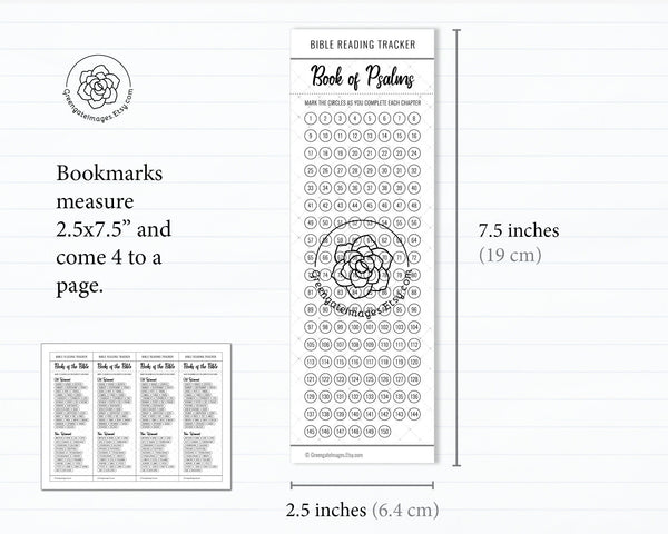 Bible Tracking Bookmarks 