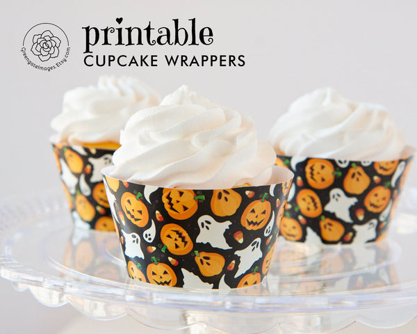 Halloween Cupcake Wrappers 