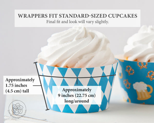 Oktoberfest Cupcake Wrappers 