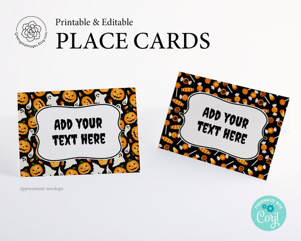 Halloween Place Cards 