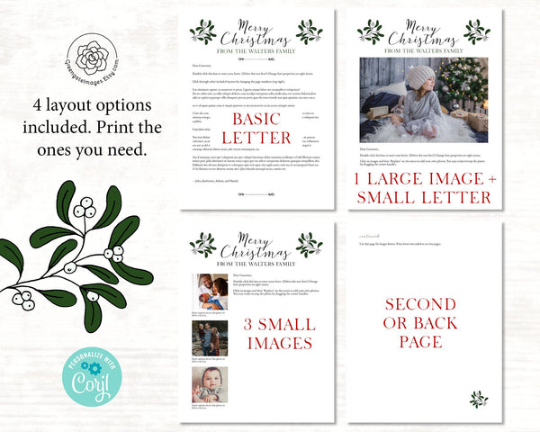 Christmas Letter Template 