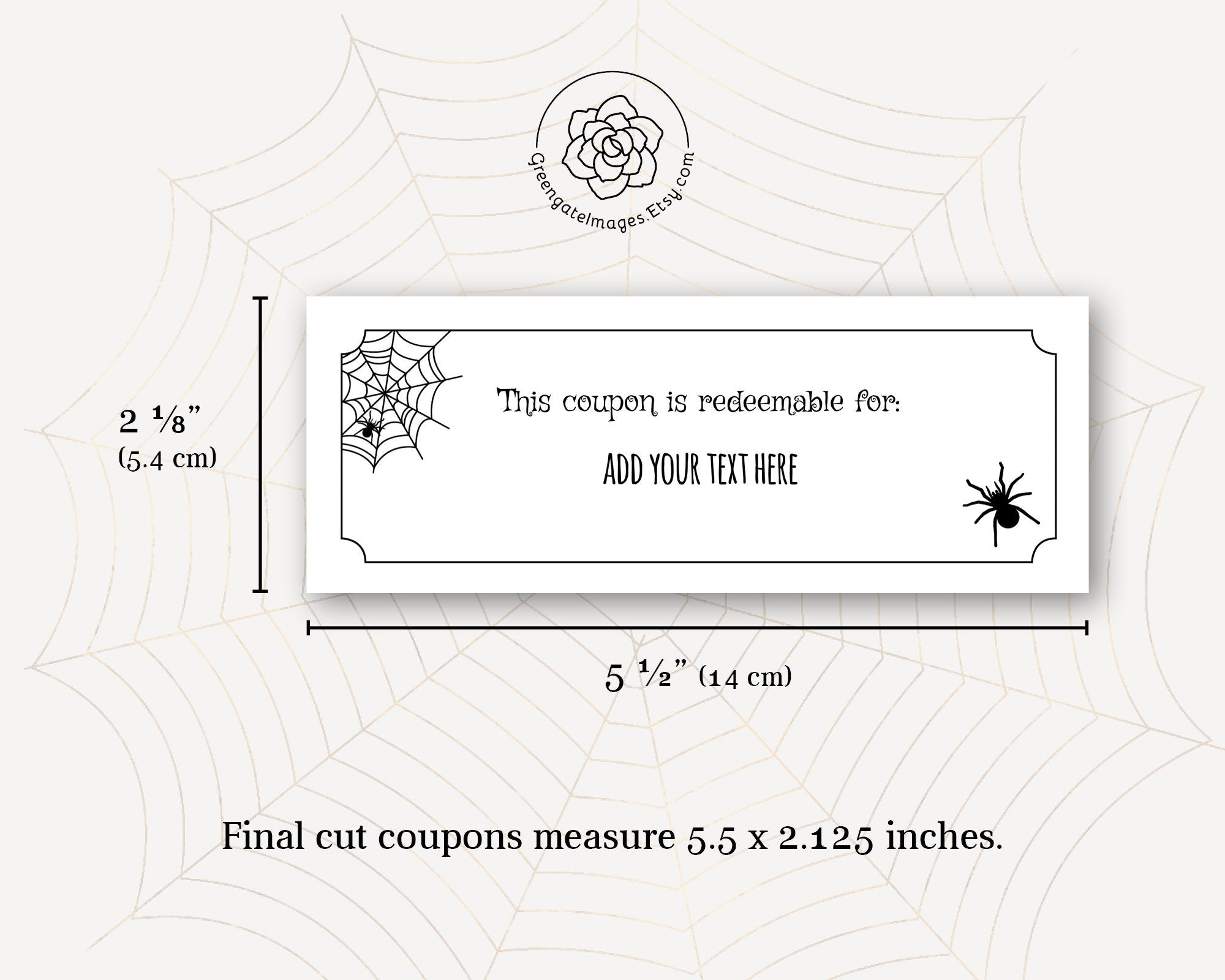 Halloween Coupon Template - Black and White – Greengate Images halloween-coupon-template-black-and-white-greengate-images