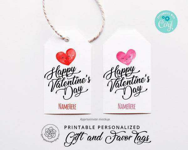 Valentine's Gift Tags 