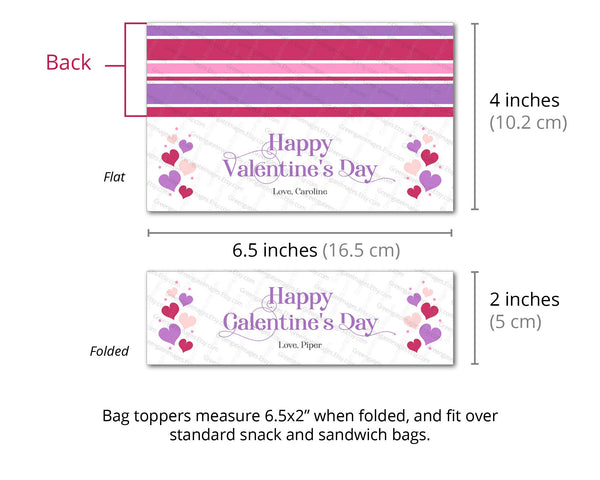 Galentine's Day Bag Toppers 