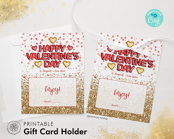 Valentine's Day Gift Card Holder 