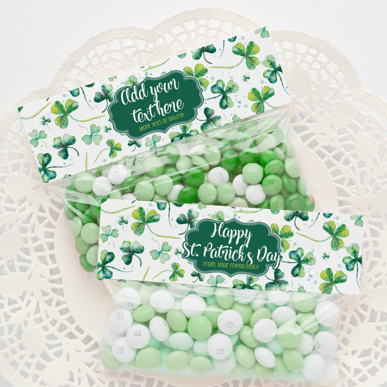St. Patrick's Day Bag Toppers 