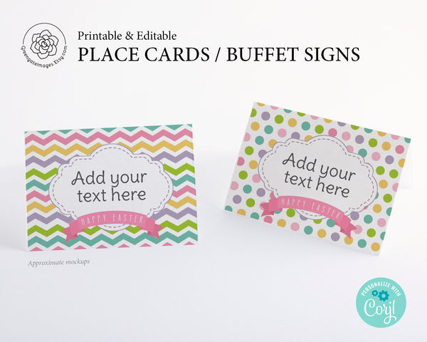 Party / Easter Place Cards 