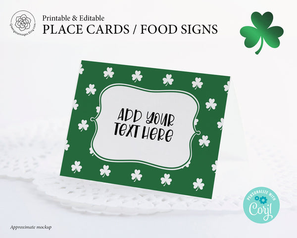St. Patrick's Day Place Card 