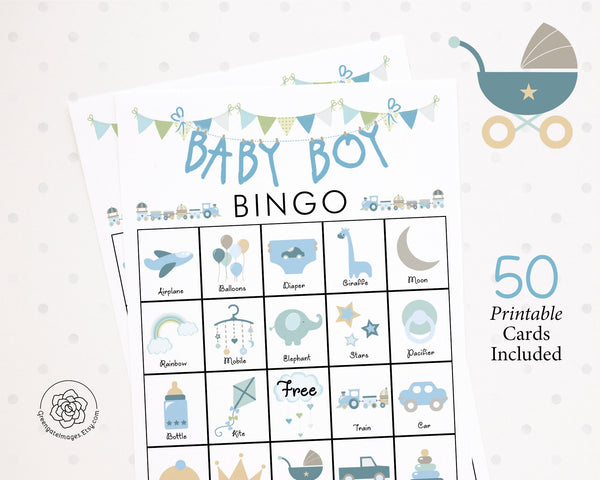 Baby Boy Bingo - Greengate Images