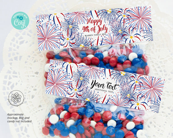 4th of July Bag Toppers 