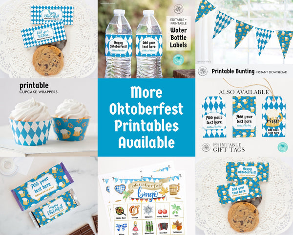 Oktoberfest Cookie Pouch Topper 