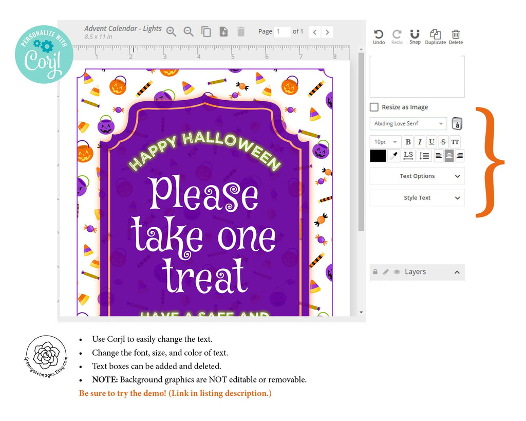 halloween-candy-please-take-one-treat-sign-template-greengate-images for Free Printable Please Take One Sign Printable Halloween Candy Please Take One Treat Sign + Template – Greengate Images for Free Printable Please Take One Sign Printable