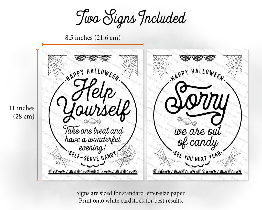 trick-or-treat-signs-vintage-style-black-and-white-greengate-images for Black And White Free Vintage Halloween Printables Trick or Treat Signs - Vintage Style Black and White – Greengate Images for Black And White Free Vintage Halloween Printables