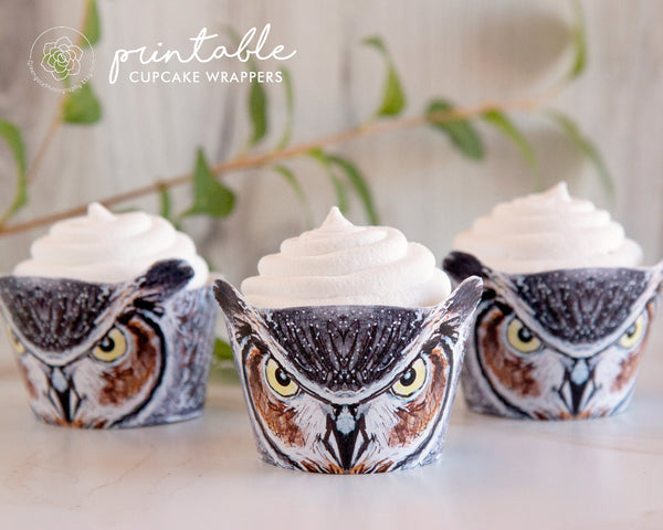 Owl Cupcake Wrappers
