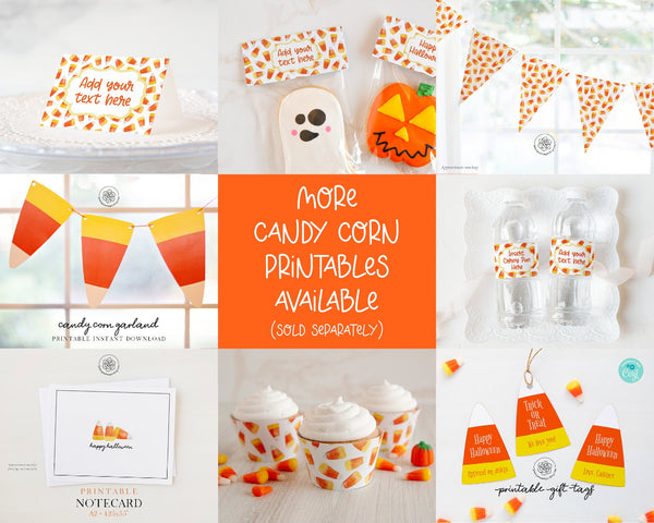 Candy Corn Gift Tags 