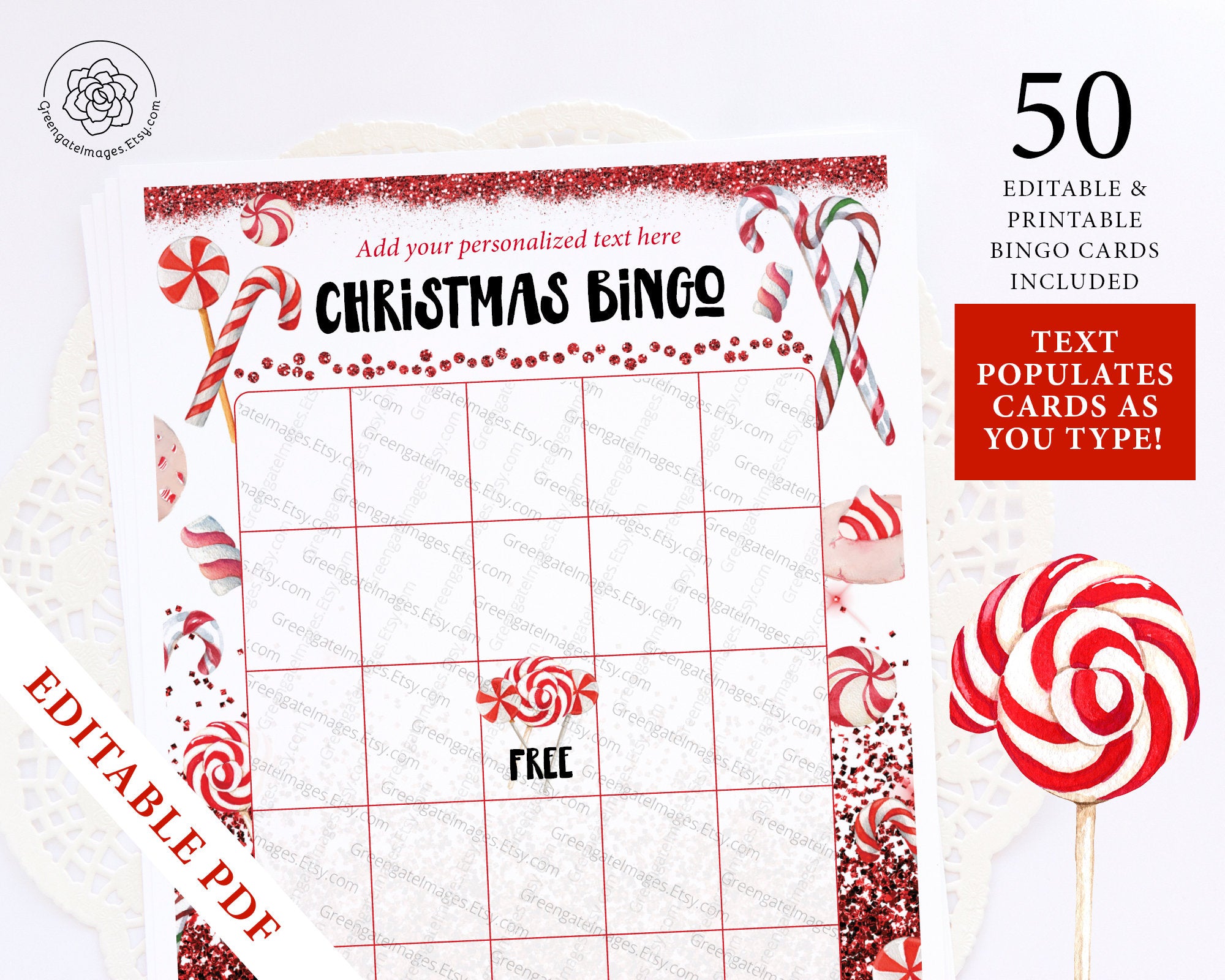 christmas-bingo-template-candy-cane-design-greengate-images for Free Printable Christmas Bingo Cards For 50 Pdf Christmas Bingo Template - Candy Cane Design – Greengate Images for Free Printable Christmas Bingo Cards For 50 Pdf