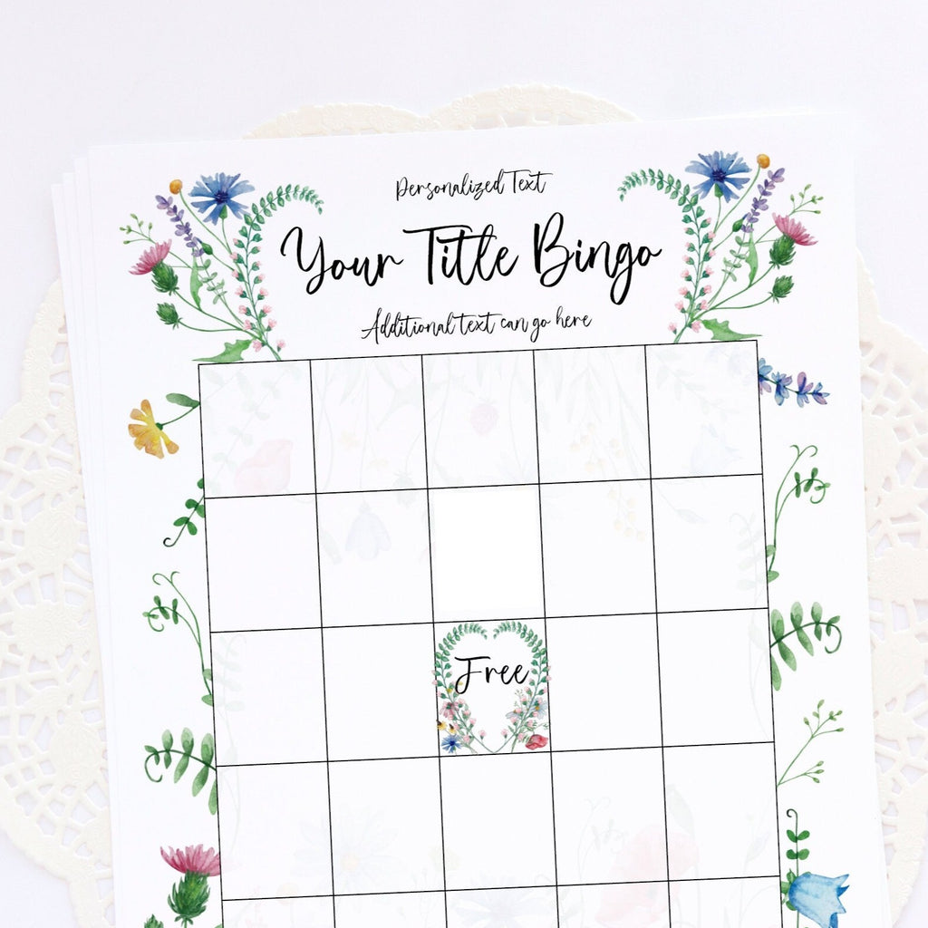 wildflower-bingo-template-greengate-images for Create Bingo Cards Free Printable Wildflower Bingo Template – Greengate Images for Create Bingo Cards Free Printable