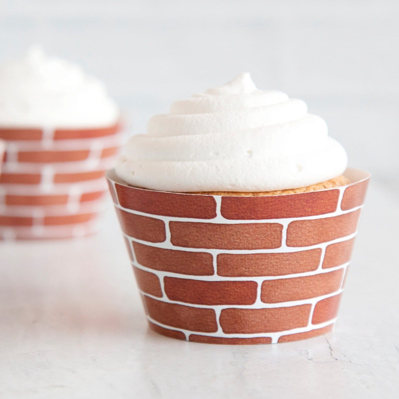 Brick Cupcake Wrappers 