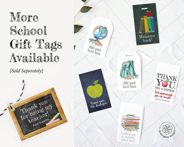 Back to School Gift Tag 