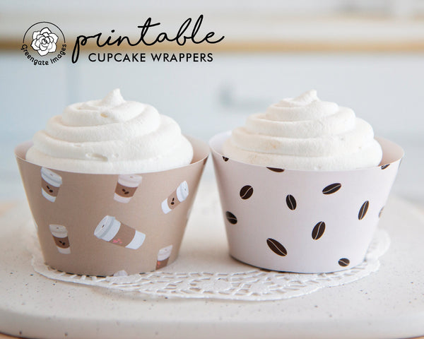 Coffee Cupcake Wrappers 
