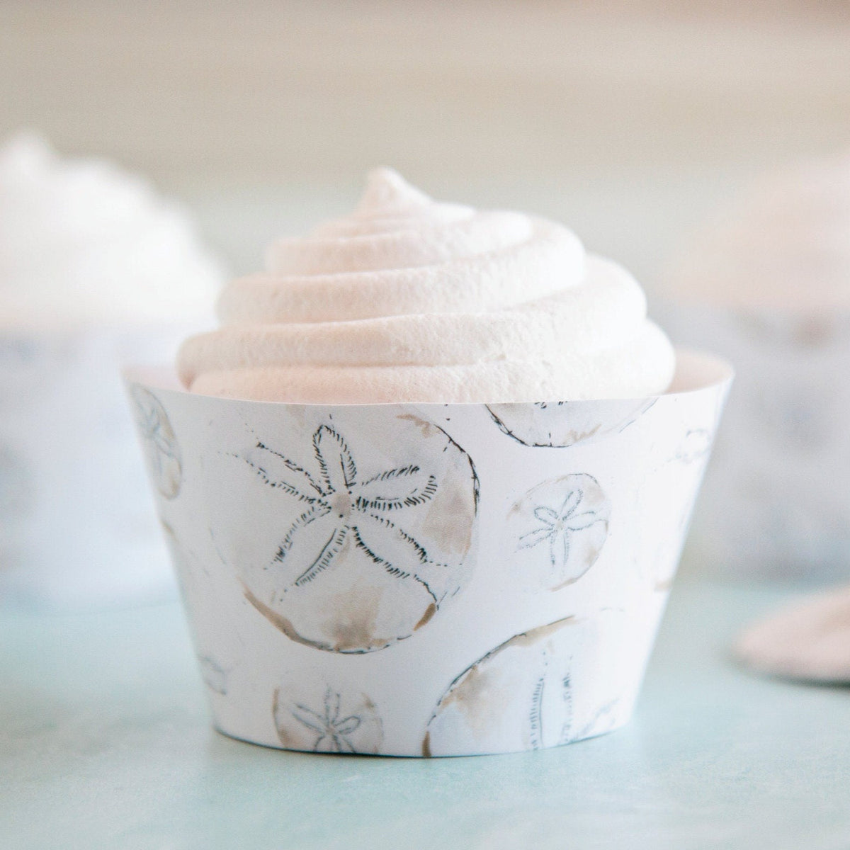 Sand Dollar Cupcake Wrapper Greengate Images