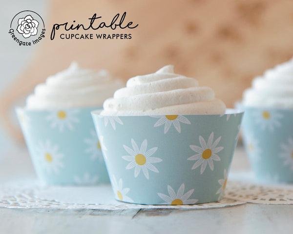 Daisy Cupcake Wrappers 