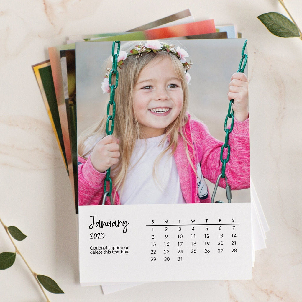 2023 Desk Calendar Template (Portrait) – Greengate Images