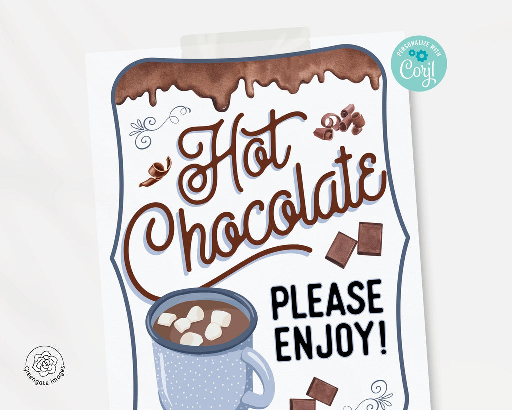Hot Chocolate Sign – Greengate Images hot-chocolate-sign-greengate-images