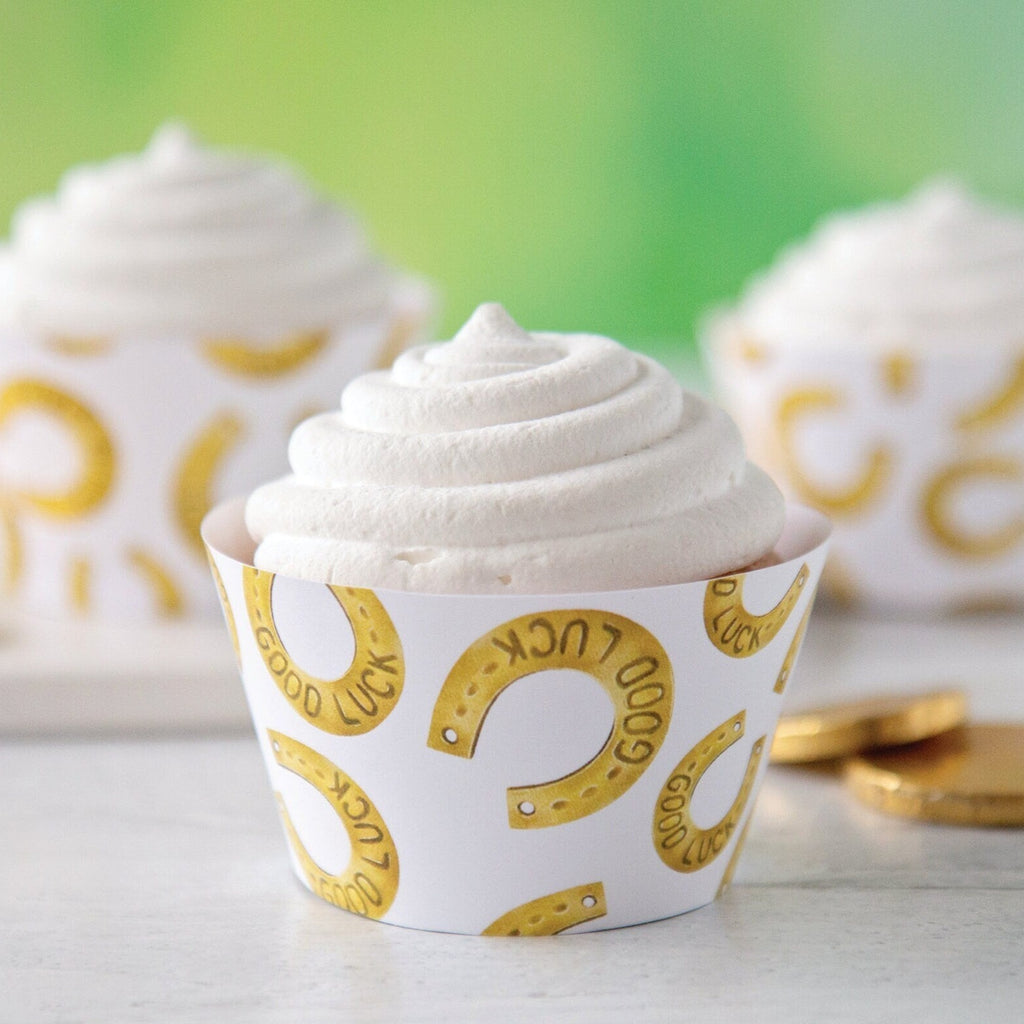 Good Luck Horseshoe Cupcake Wrapper – Greengate Images