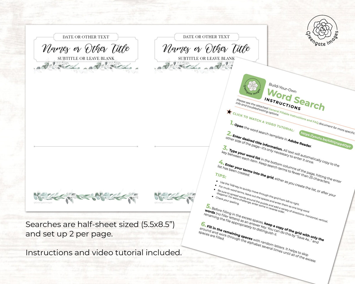 Build Your Own Word Search Template Wedding Greenery Greengate Images build-your-own-word-search-template-wedding-greenery-greengate-images
