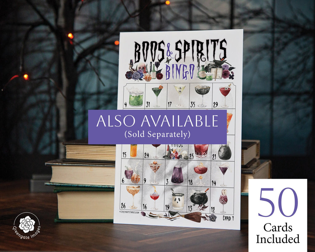 Boos & Spirits Halloween Sign Greengate Images