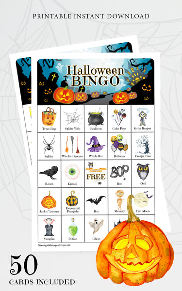 Halloween Bingo - Colorful Whimsy